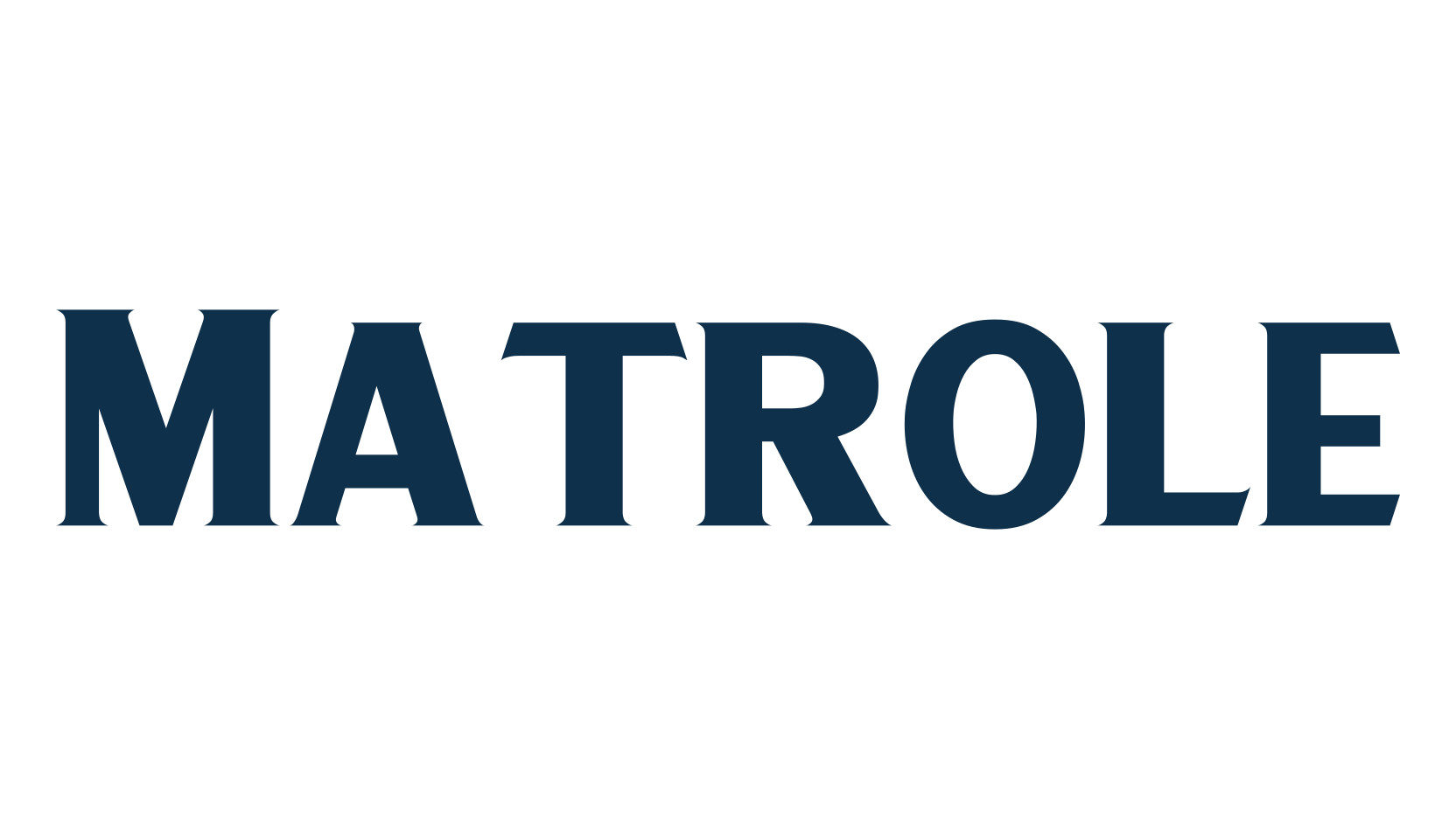 Matrole, serif font preview
