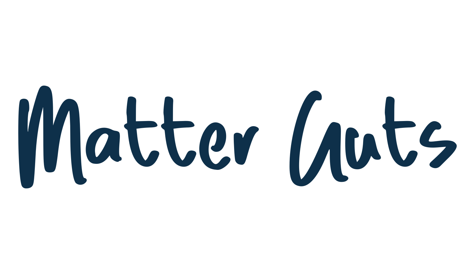 Matter Guts, handwriting font preview