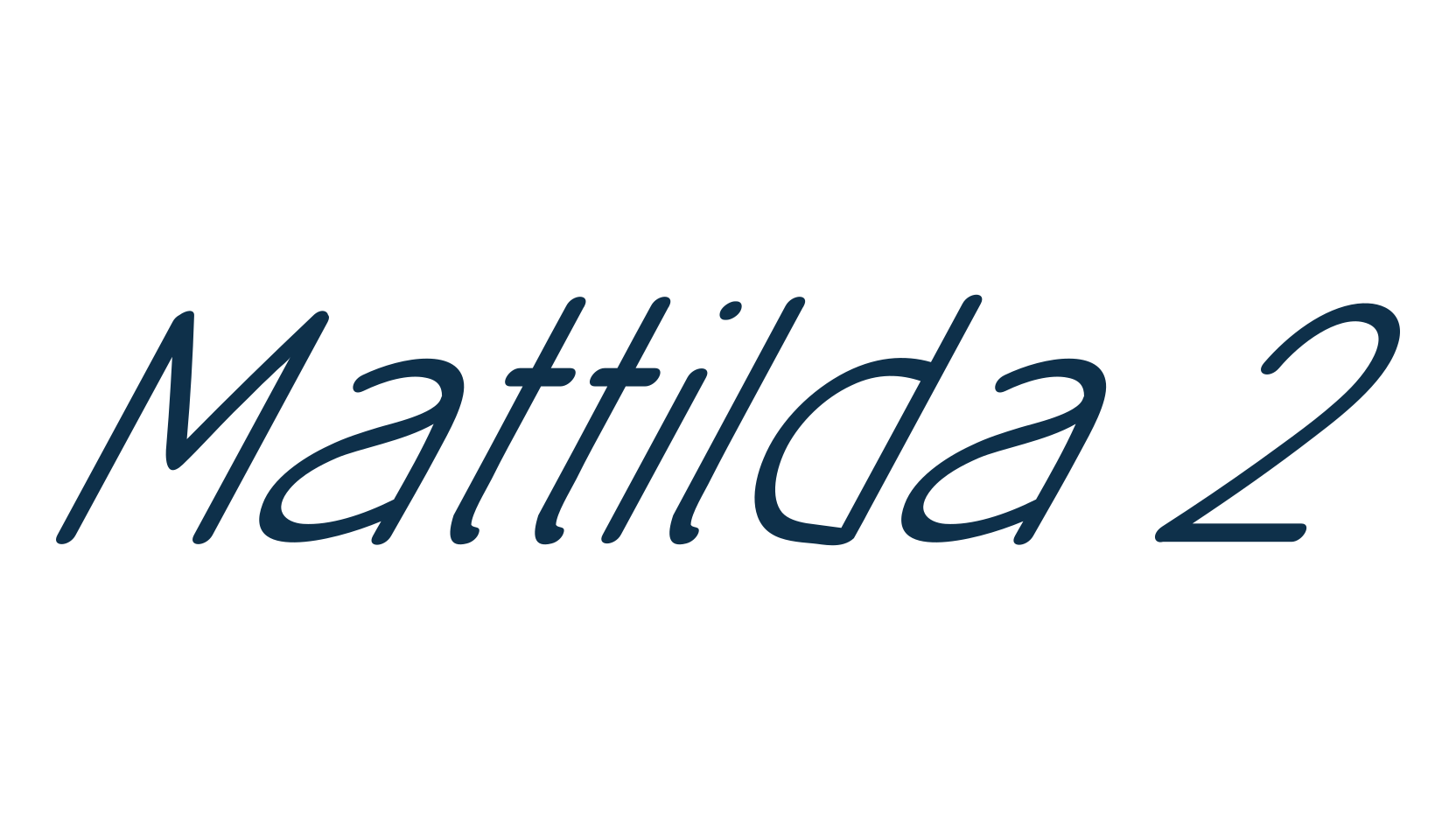 Mattilda 2, fancy various decorative font preview
