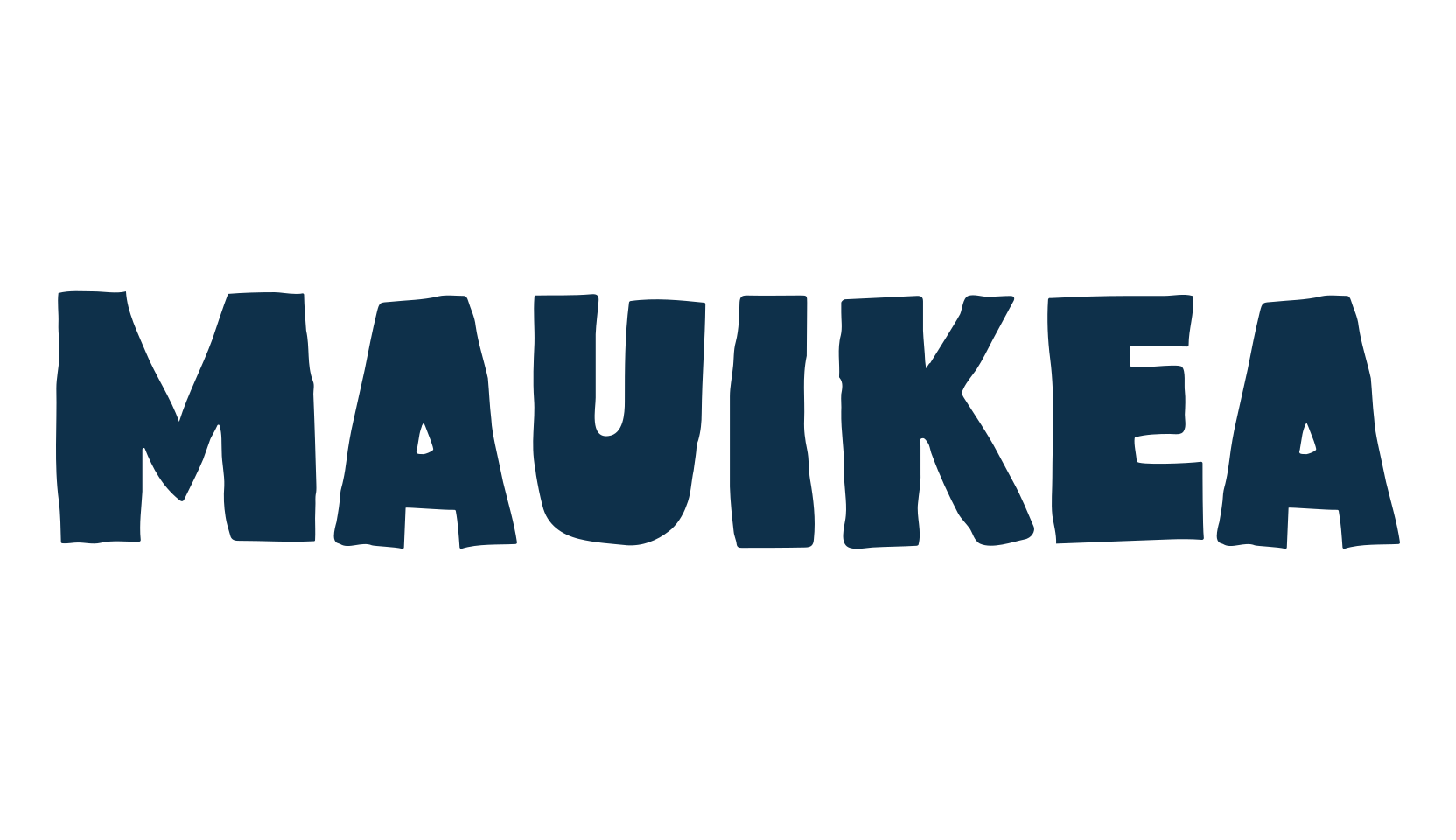 Mauikea, fancy various decorative font preview