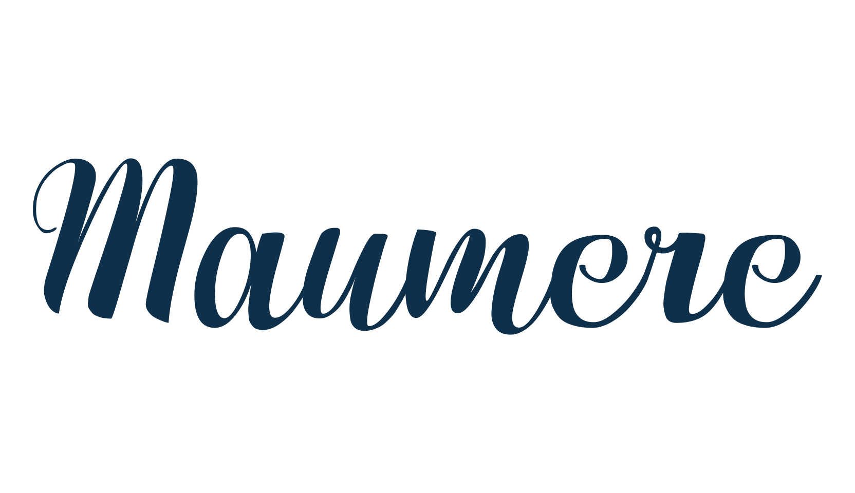 Maumere, fancy decorative font preview