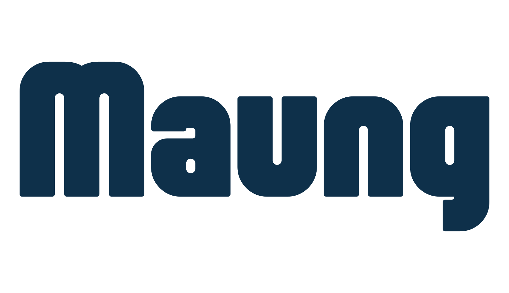 Maung, basic sans serif font preview