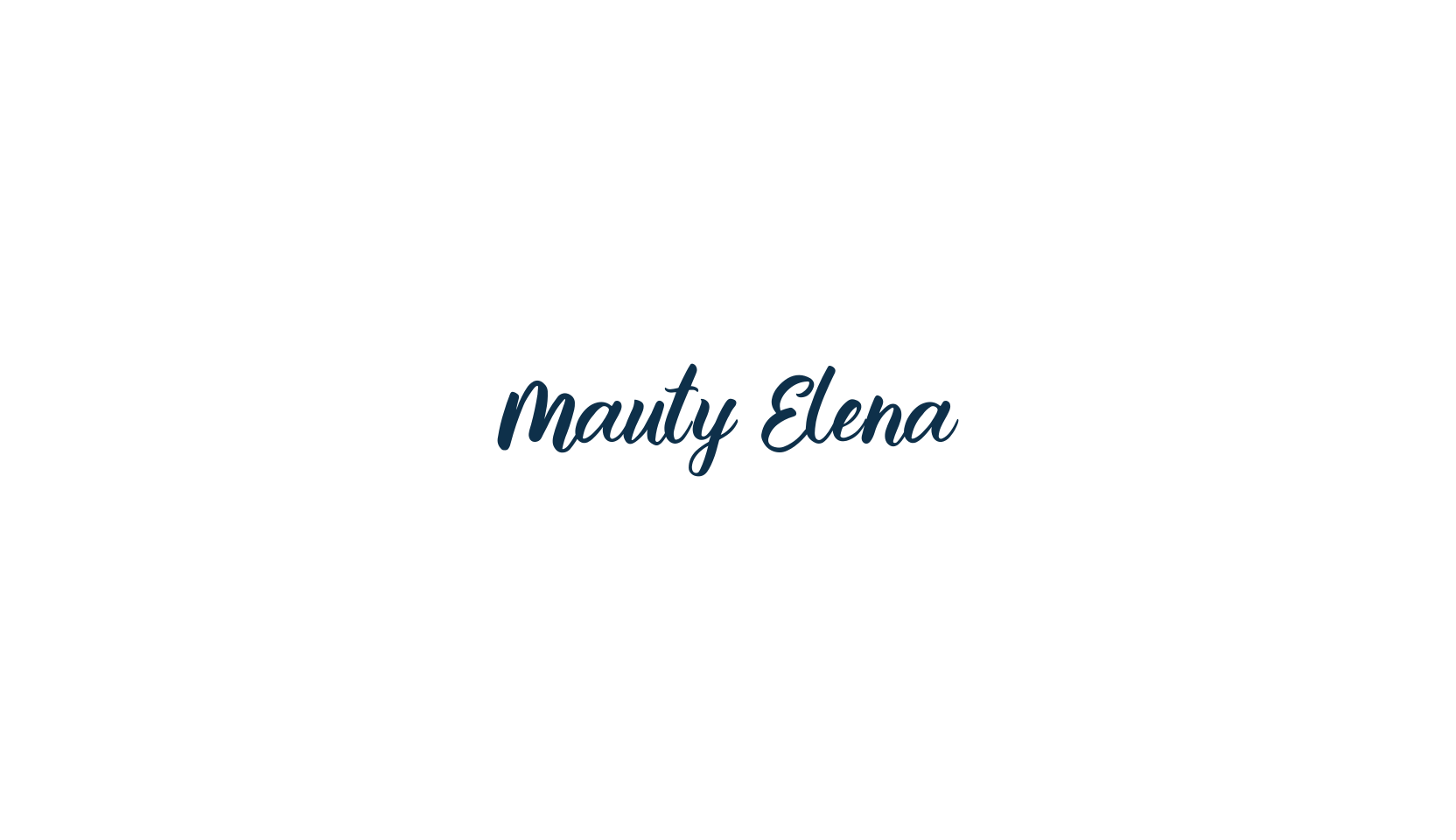Mauty Elena, fancy decorative font preview