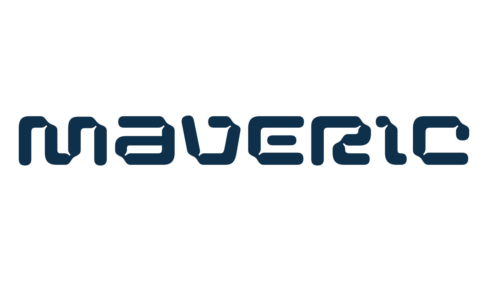 Maveric, techno sci-fi font preview