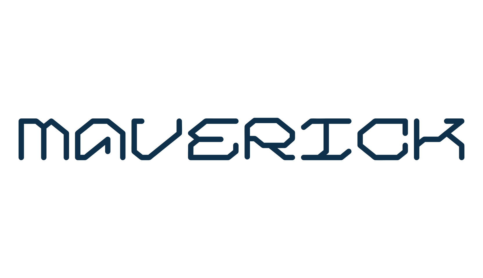 Maverick (maverick-4), techno sci-fi font preview
