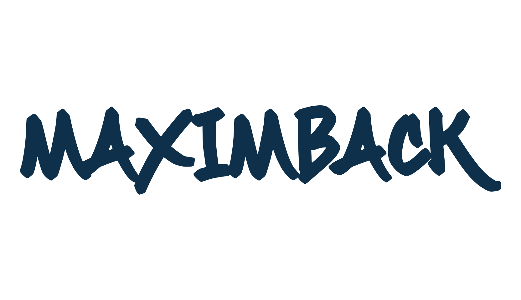 Maximback, graffiti font preview