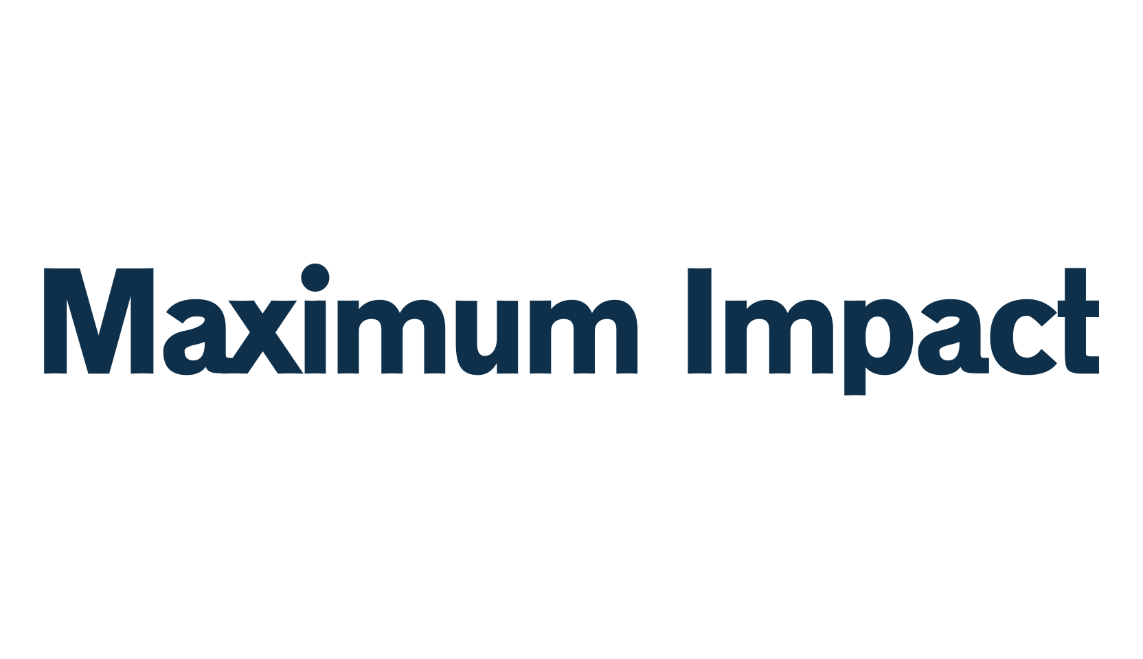 Maximum Impact, basic sans serif font preview