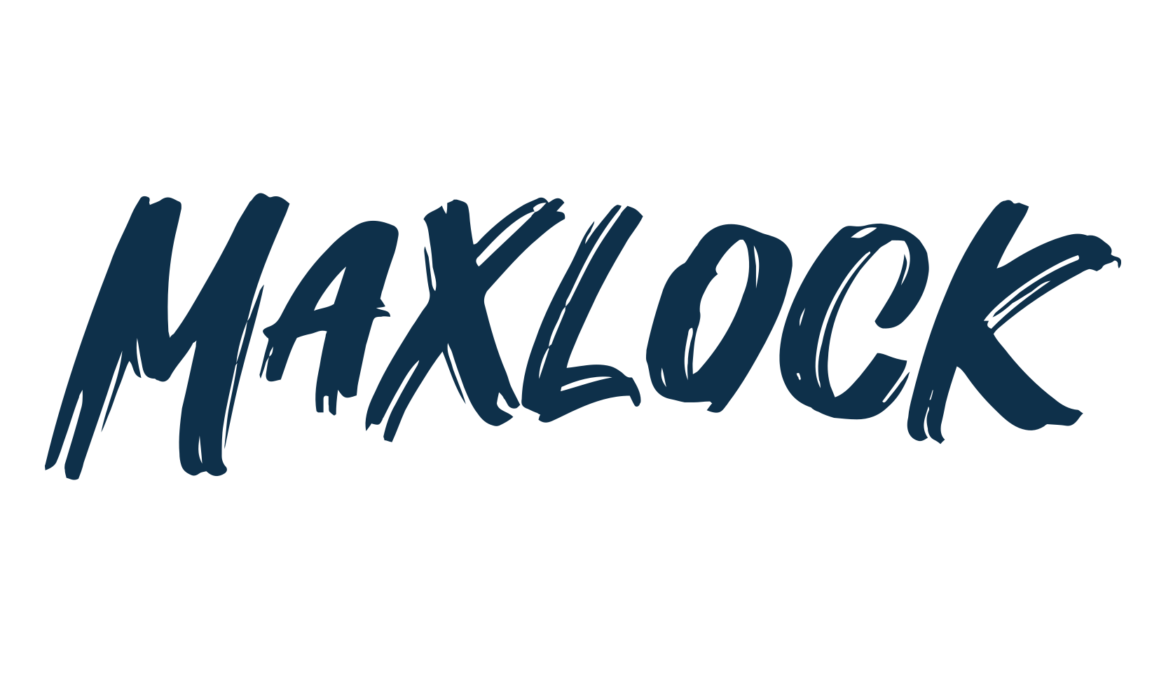 Maxlock, brush font preview