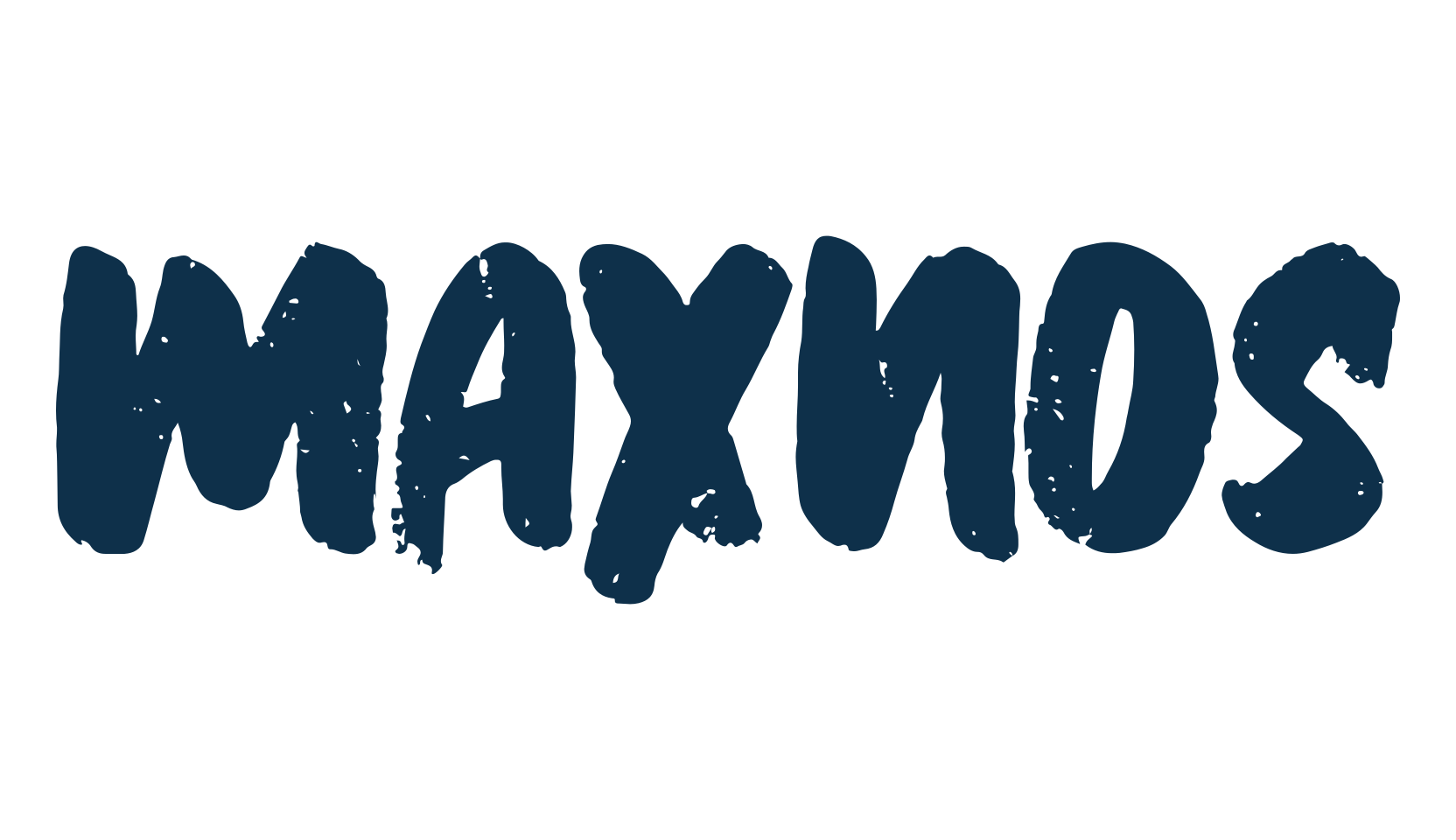 Maxnos, script brush fancy decorative calligraphy font preview