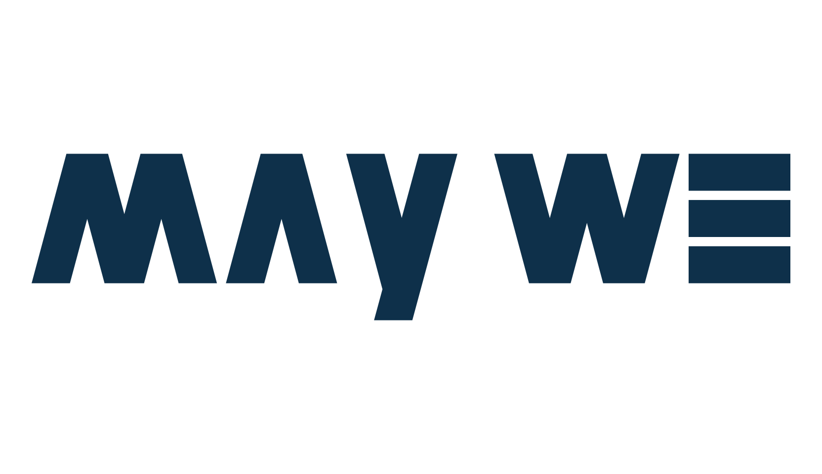 May We, techno sci-fi font preview