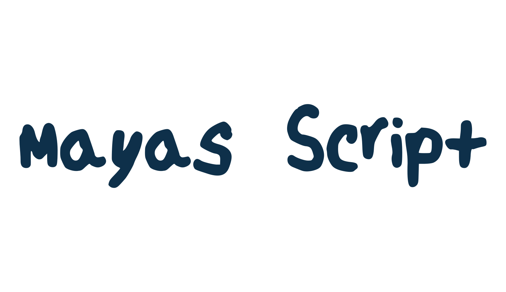 Mayas Script, script handwritten fancy decorative calligraphy font preview