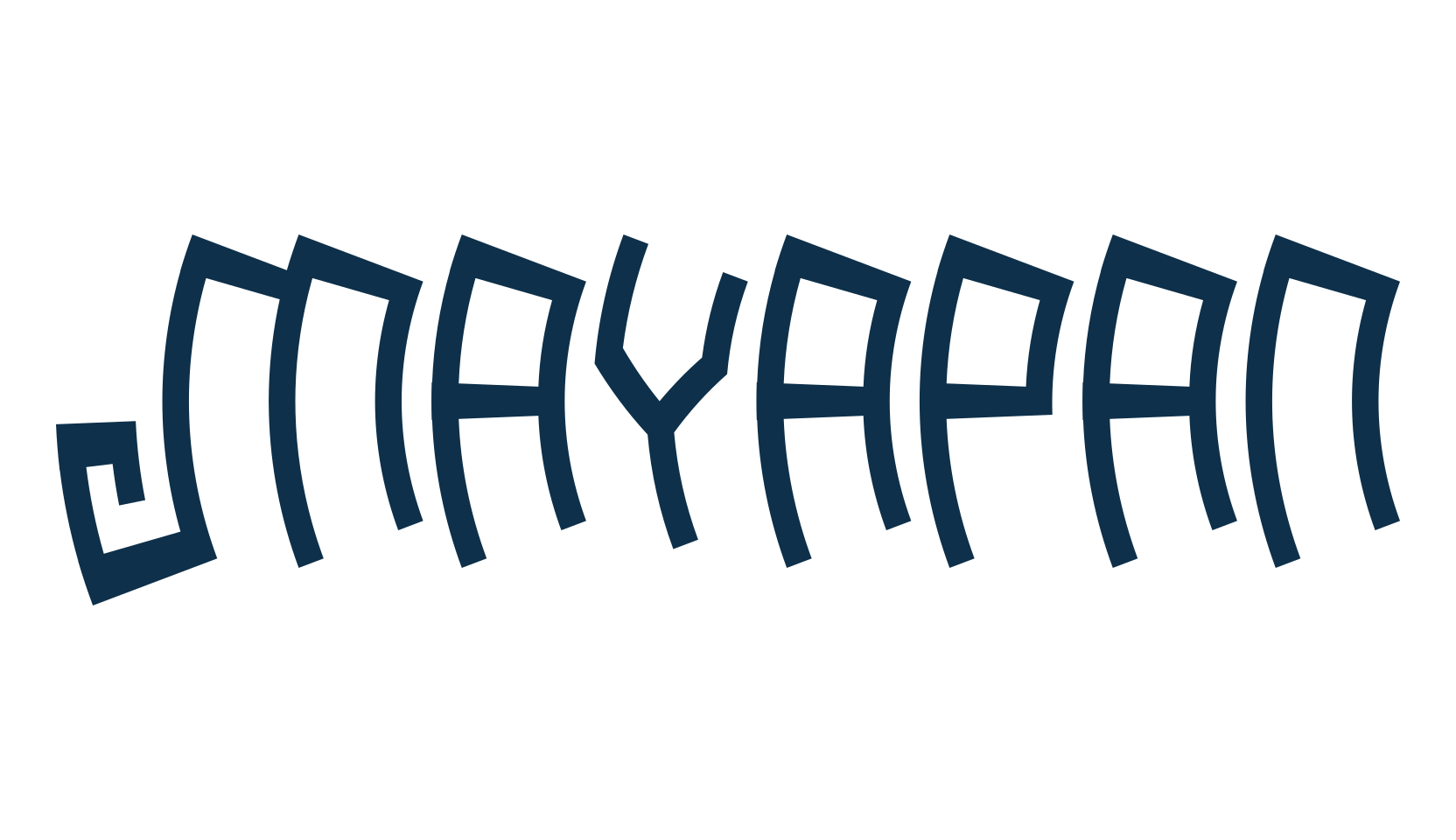 Mayapan, mexican font preview