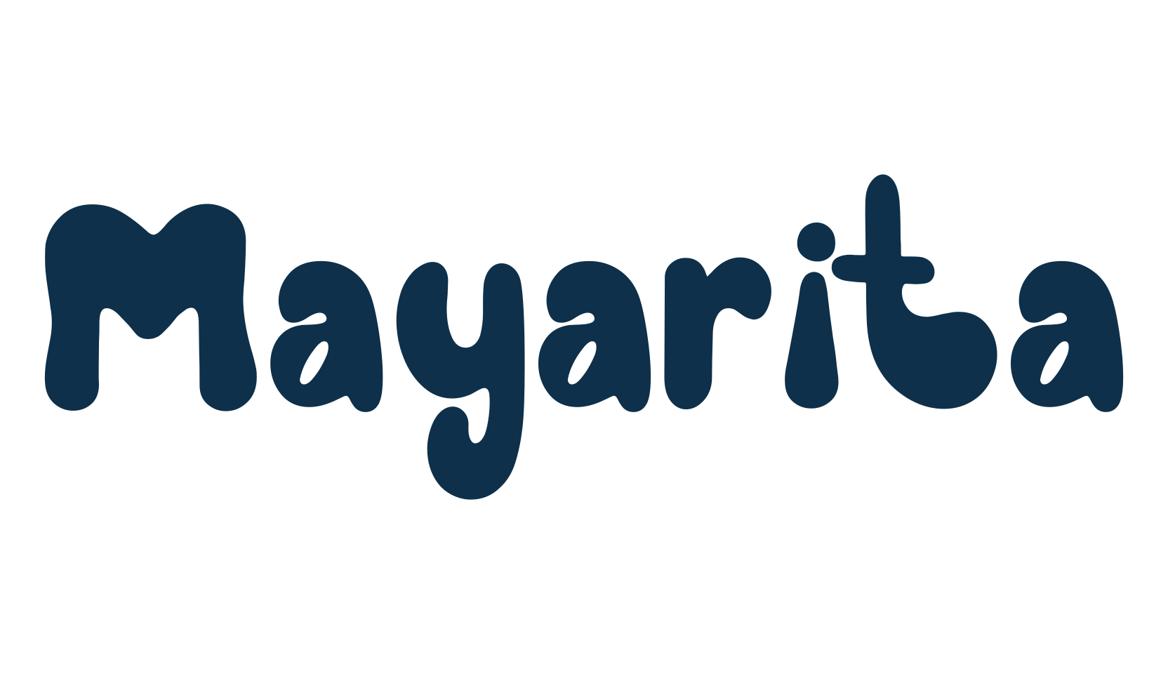 Mayarita, fancy groovy decorative font preview