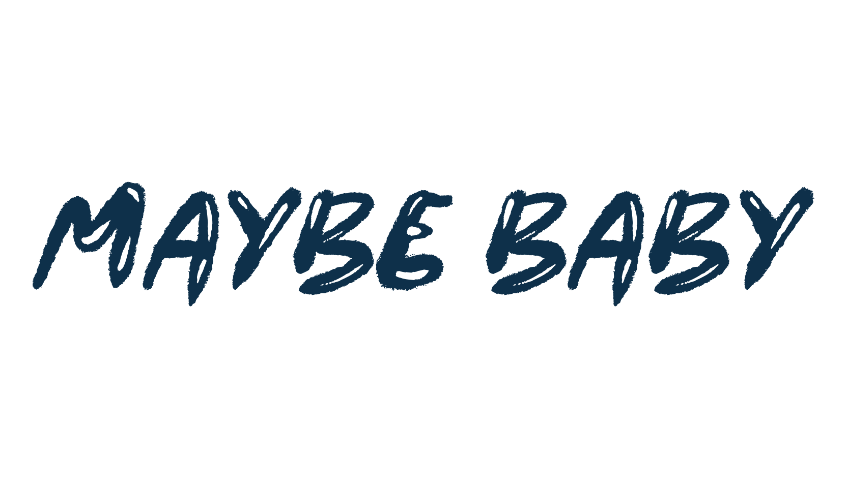 Maybe Baby, fancy cartoon decorative font preview