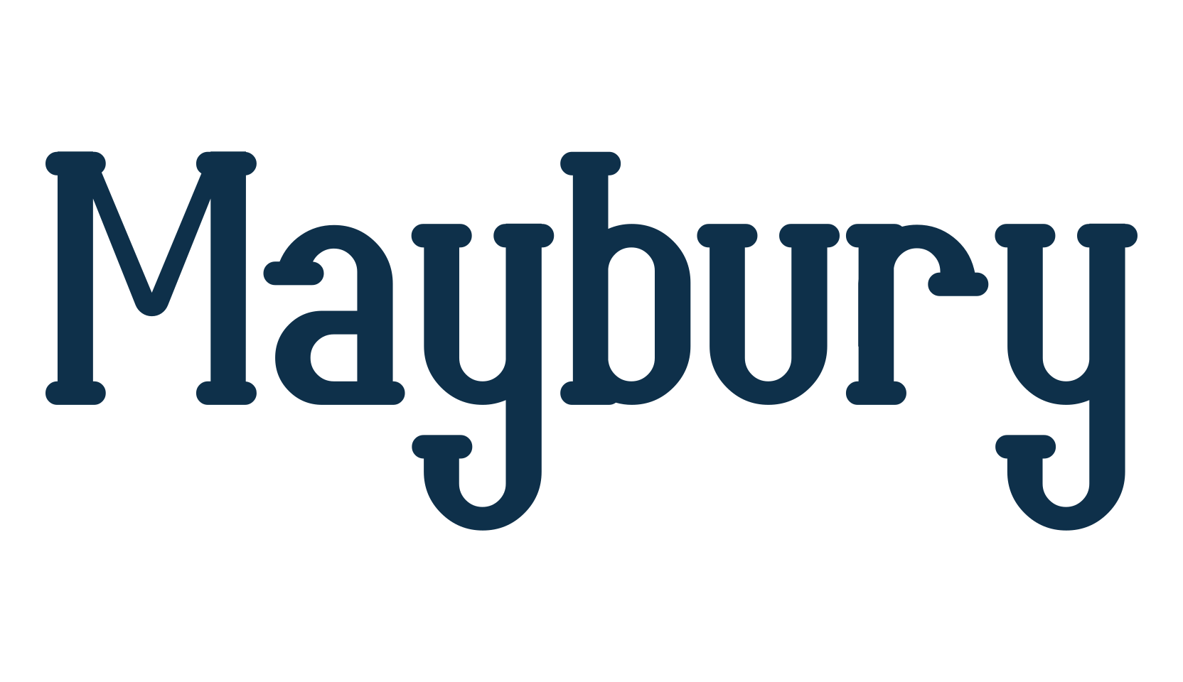 Maybury, serif font preview