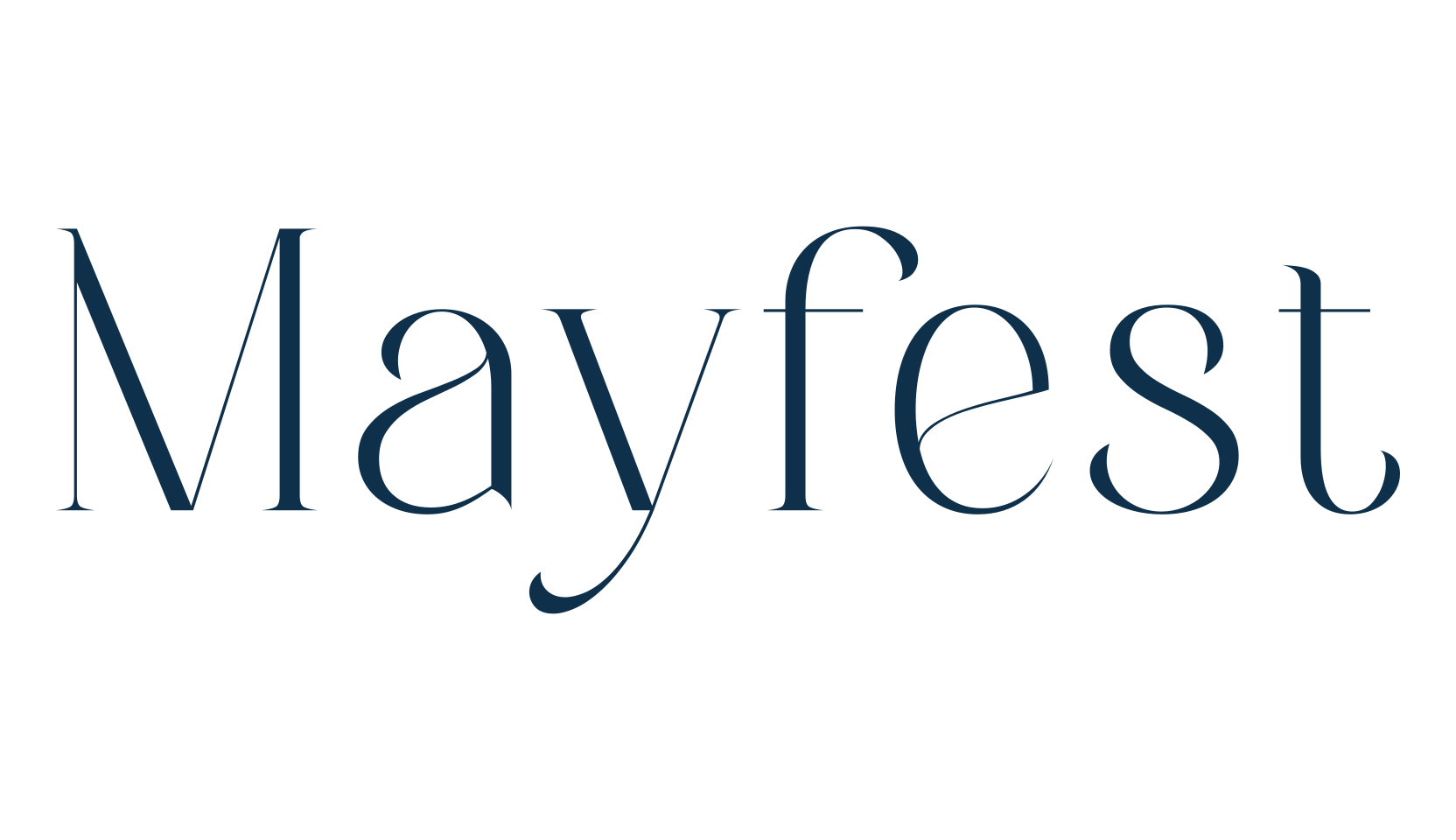 Mayfest, basic serif font preview
