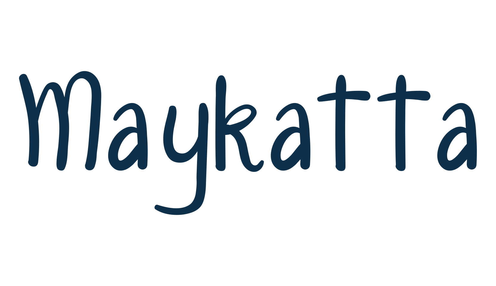 Maykatta, display market font preview
