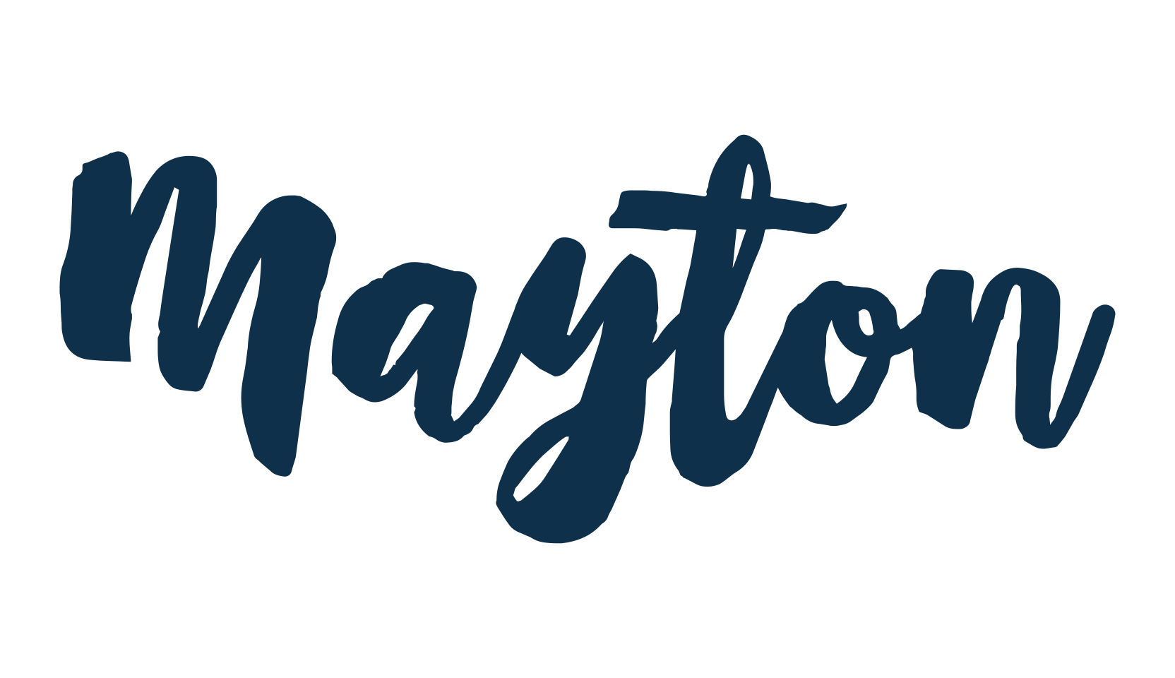 Mayton, script brush fancy decorative calligraphy font preview