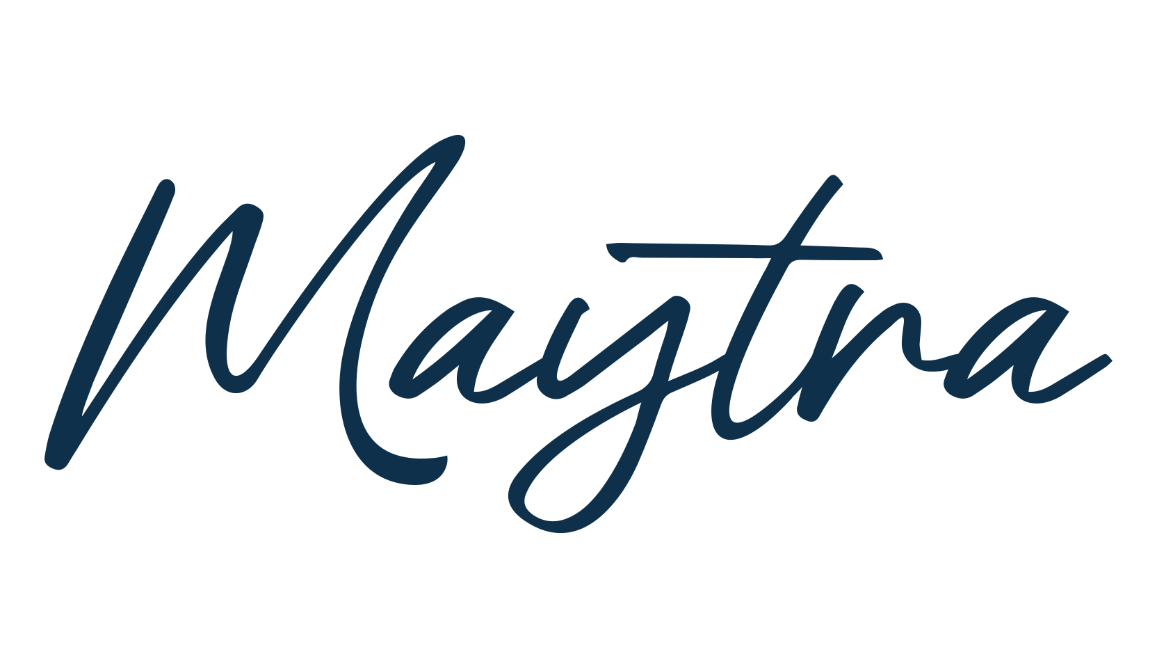 Maytra, handwriting font preview