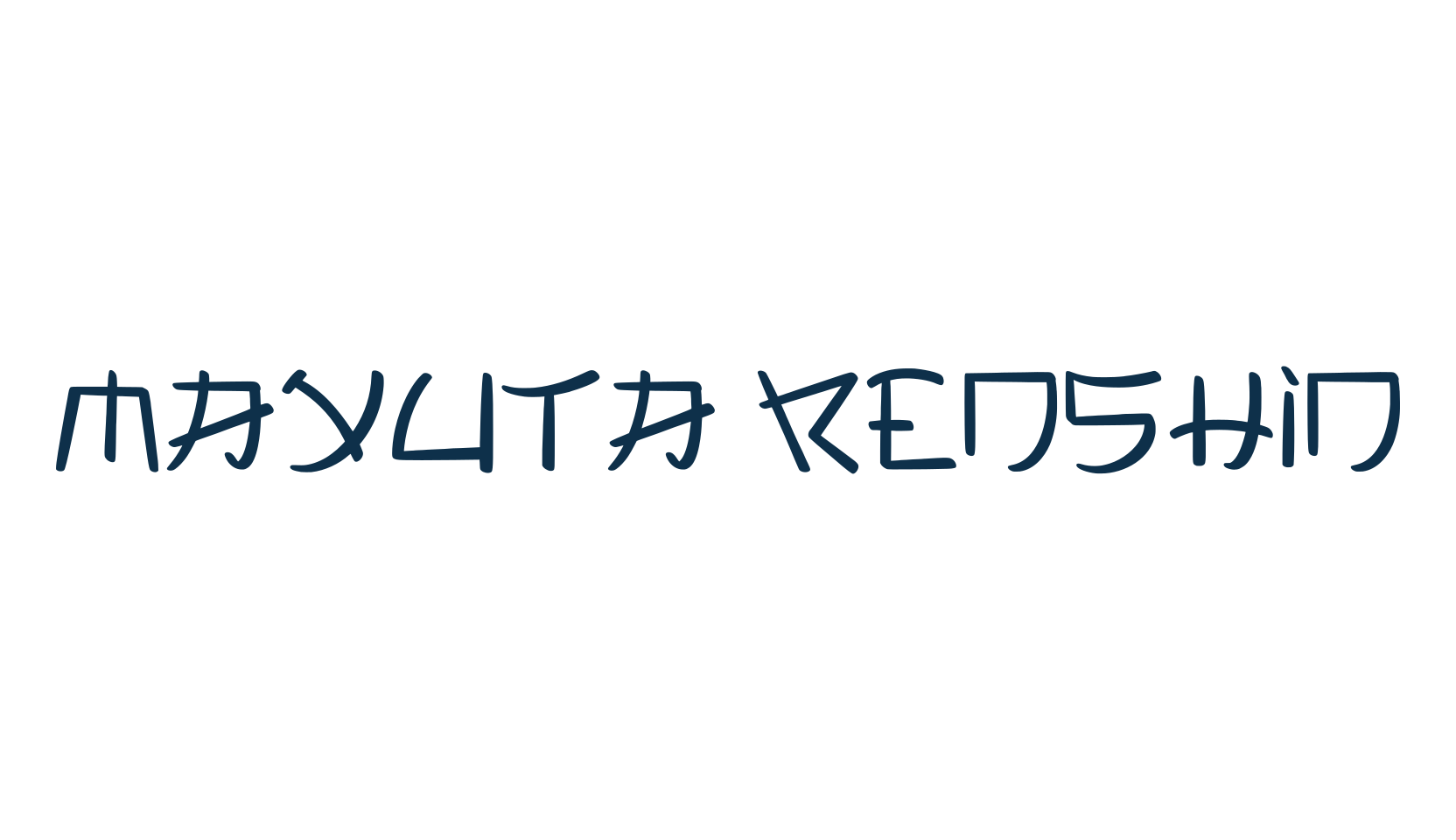 Mayuta Renshin, foreign look chinese, jpn font preview