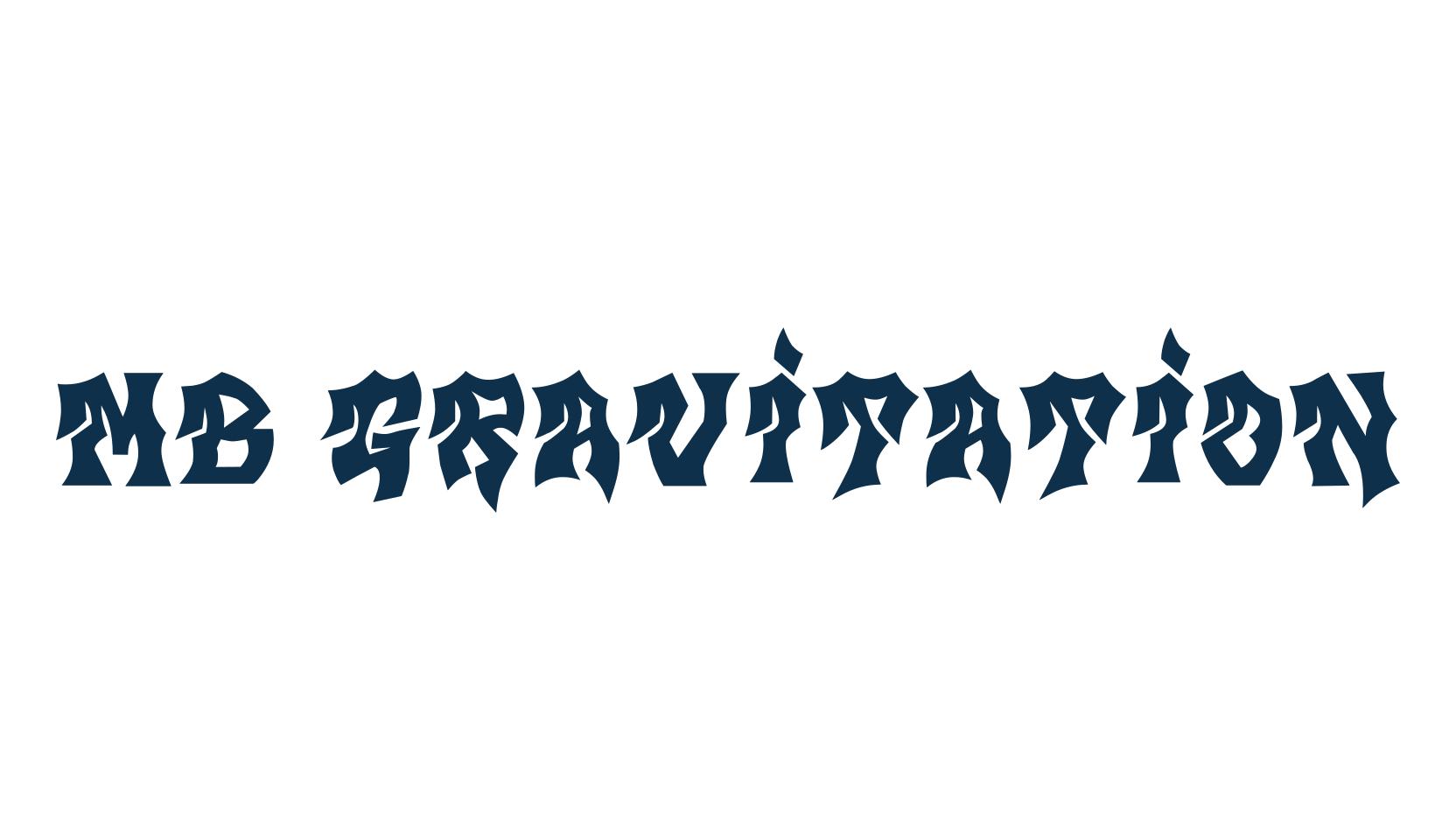 MB Gravitation, script graffiti fancy decorative calligraphy font preview