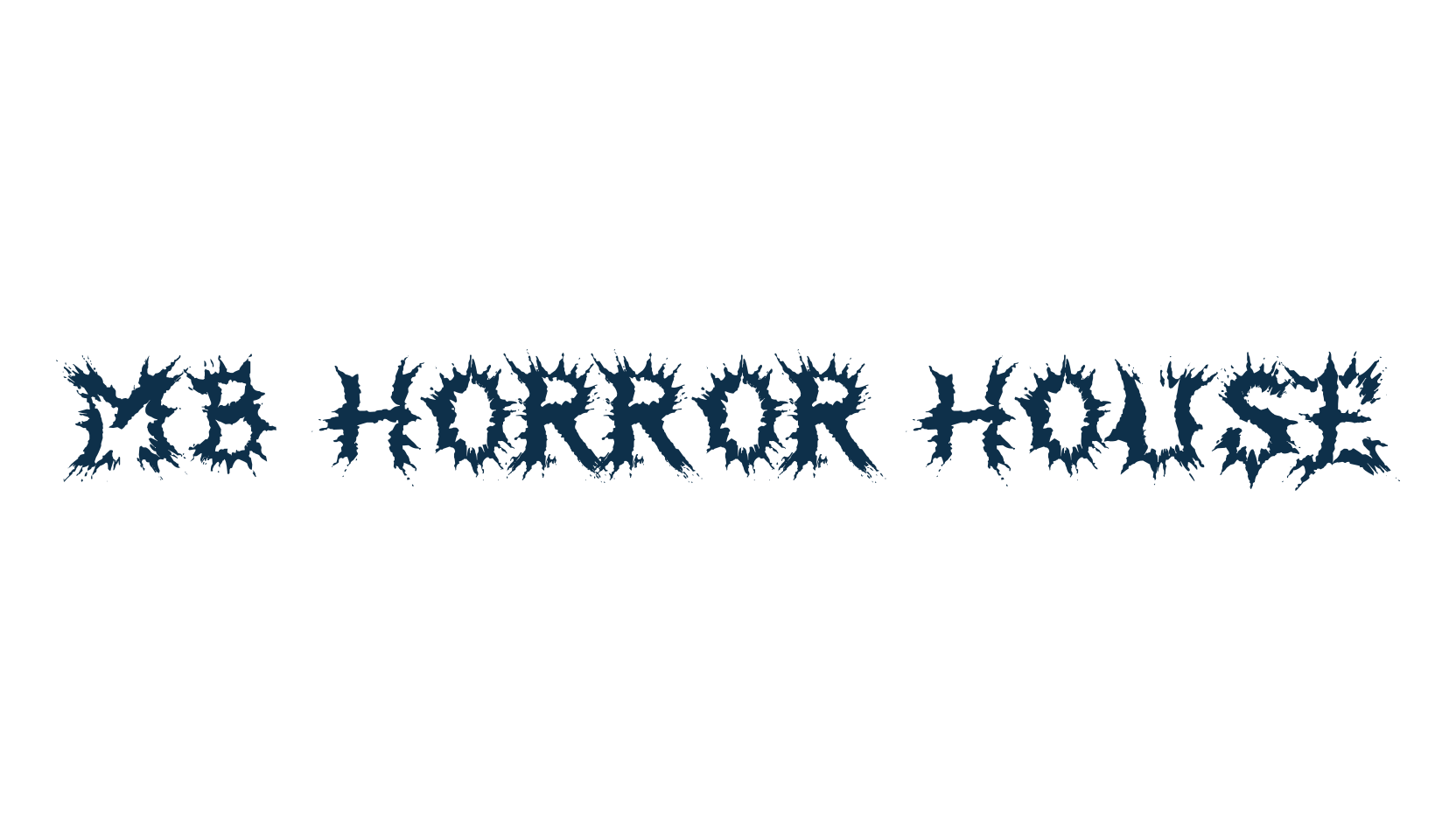 MB Horror House, halloween font preview