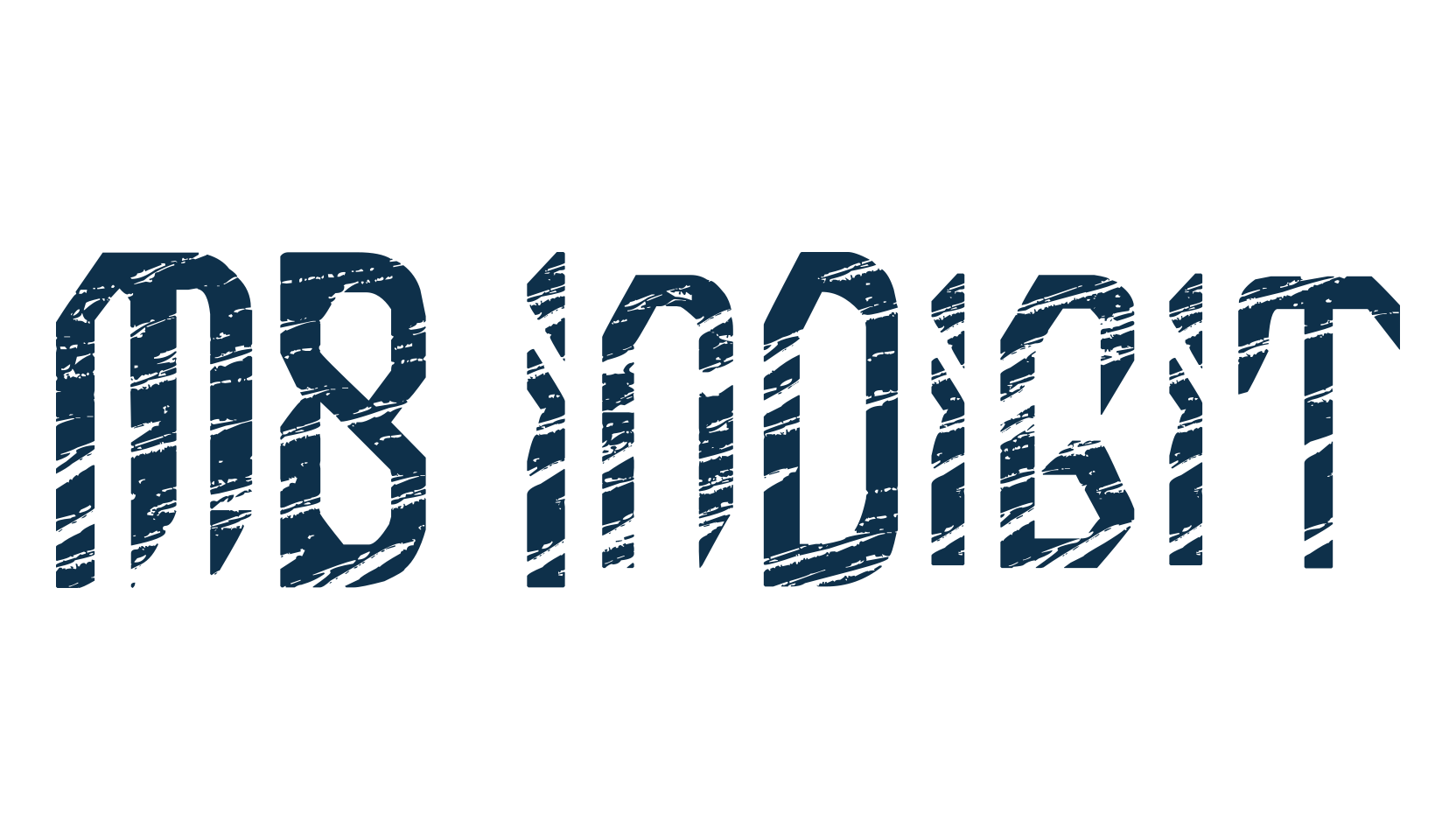 MB InDigit, fancy eroded decorative font preview