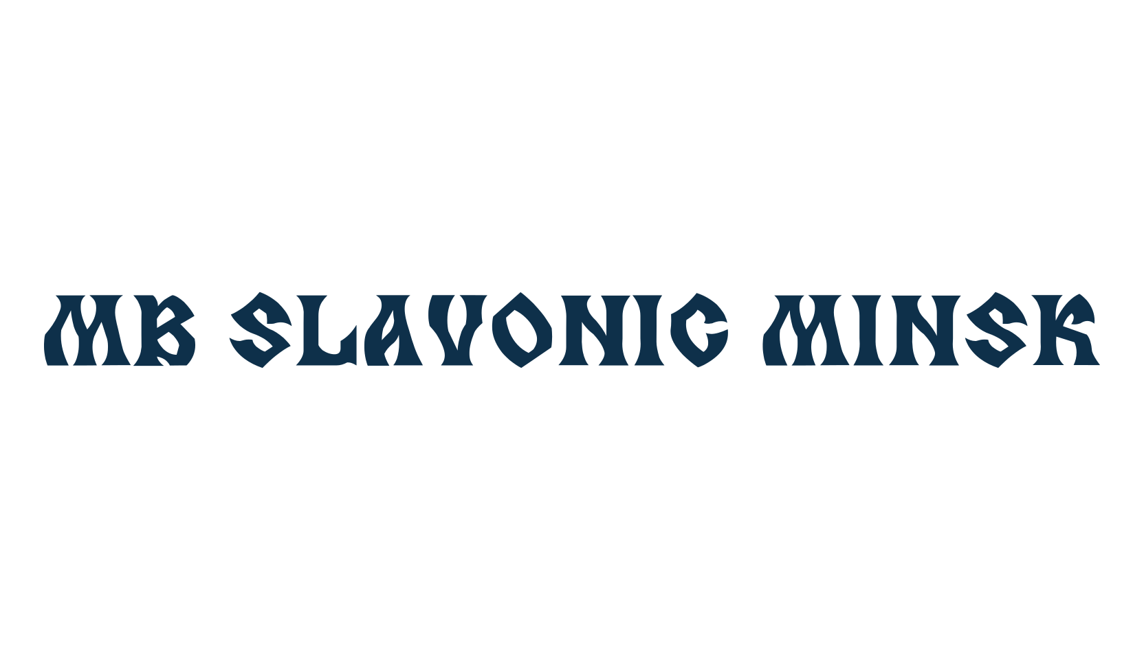 MB Slavonic Minsk, gothic modern font preview