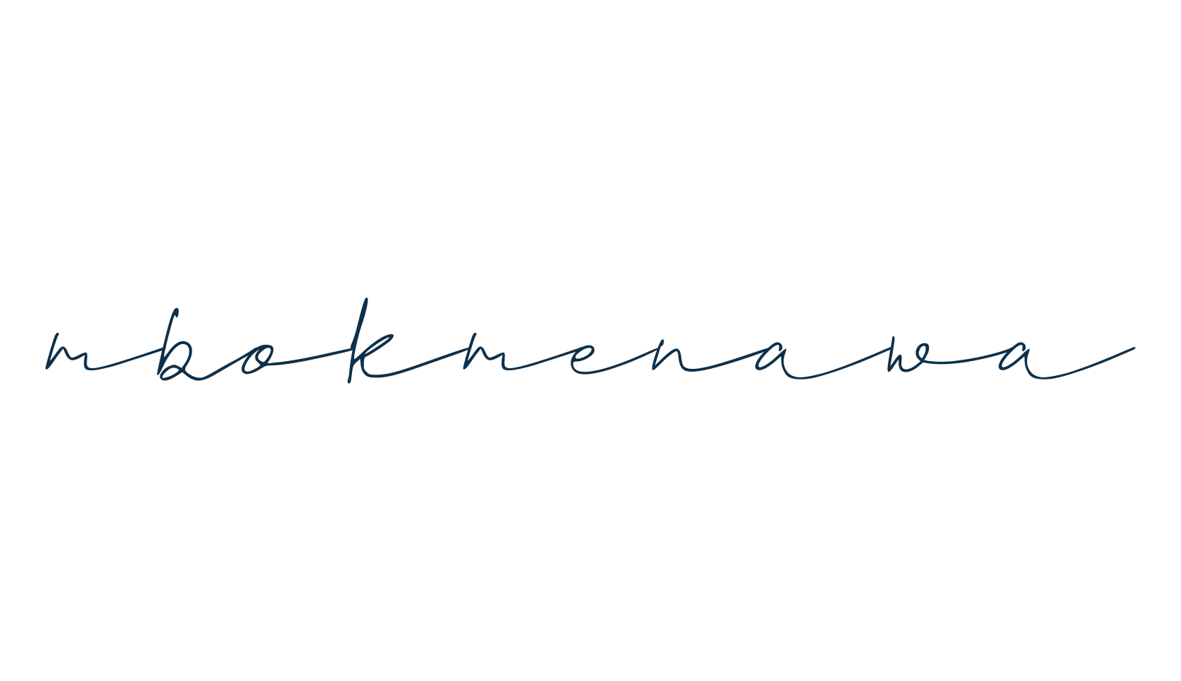 Mbokmenawa, script handwritten fancy decorative calligraphy font preview