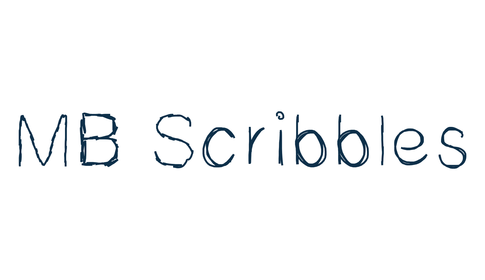 MB Scribbles, various font preview