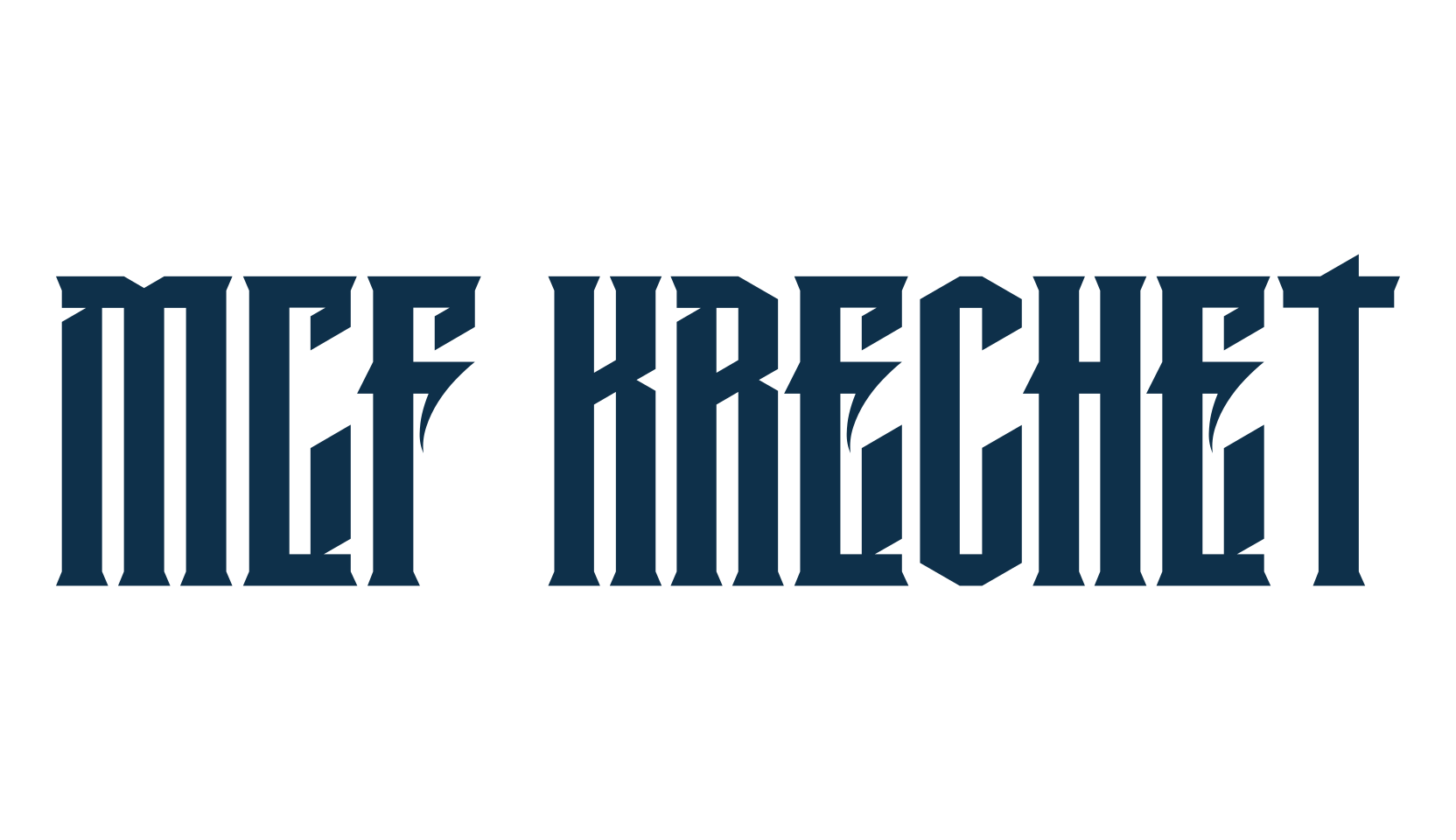 MCF Krechet, gothic modern font preview