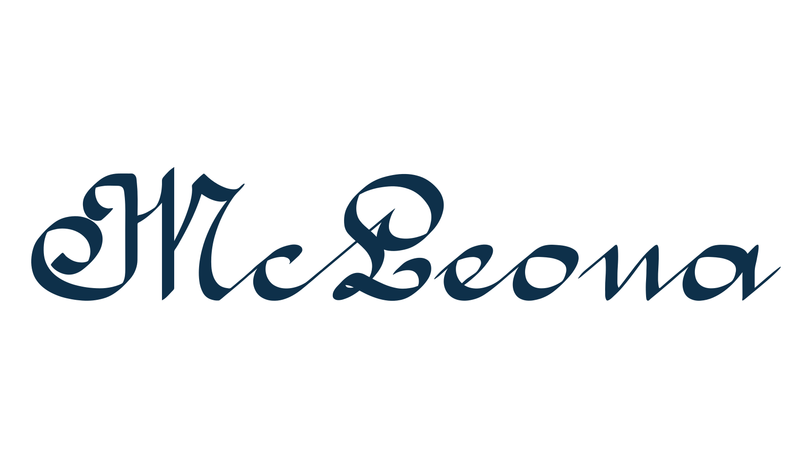 McLeona, script calligraphy fancy decorative font preview