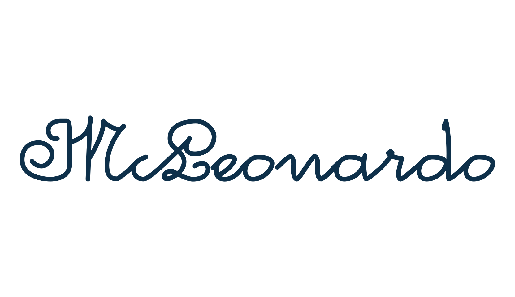 McLeonardo, fancy various decorative script calligraphy font preview