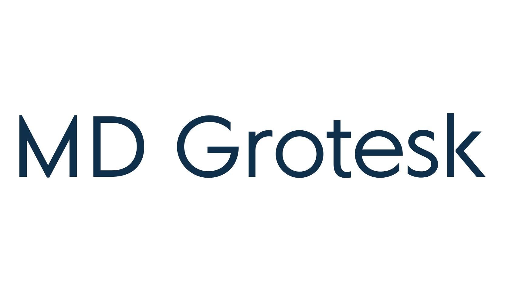 MD Grotesk, basic sans serif font preview