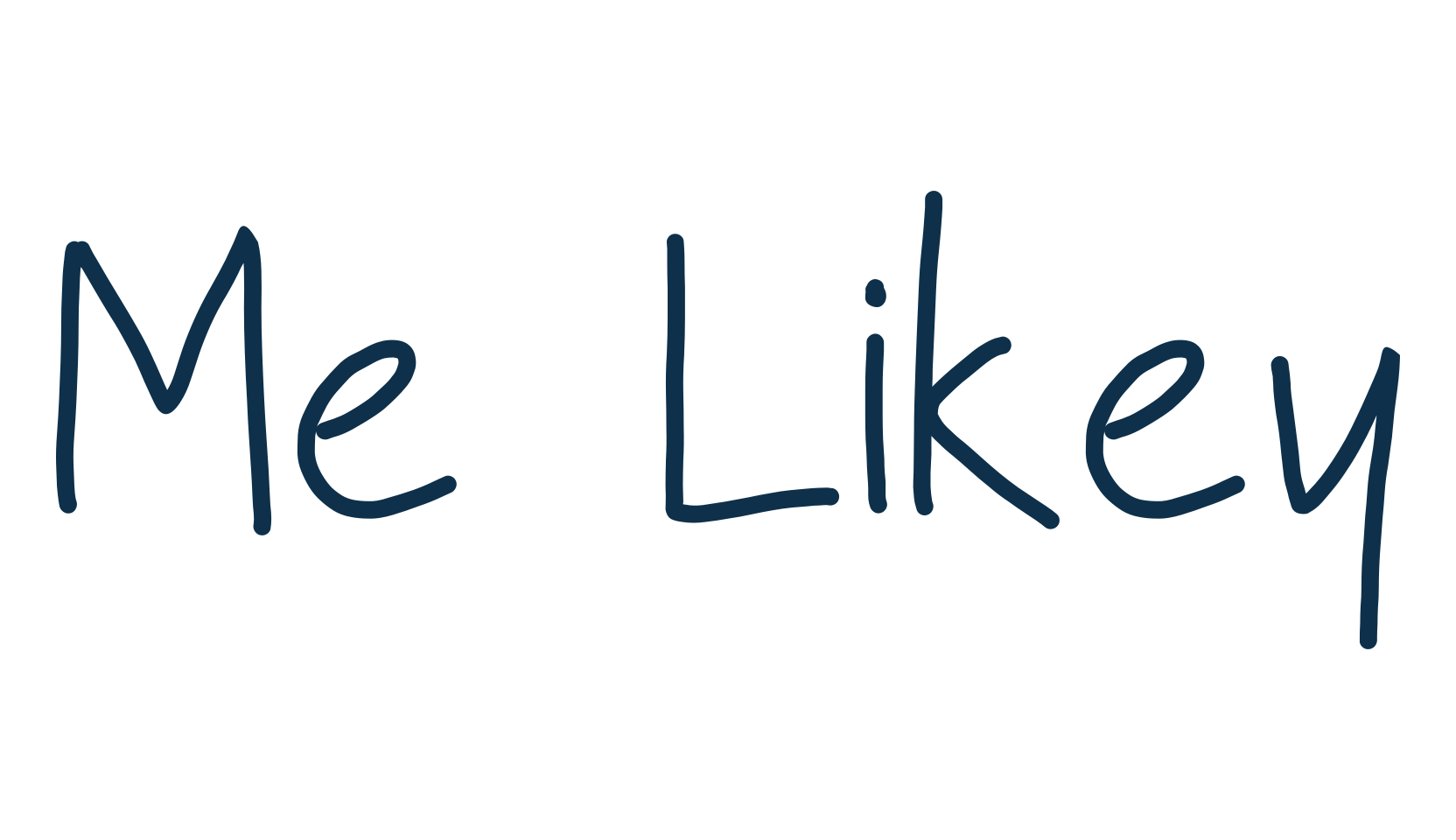 Me Likey, script handwritten fancy decorative calligraphy font preview