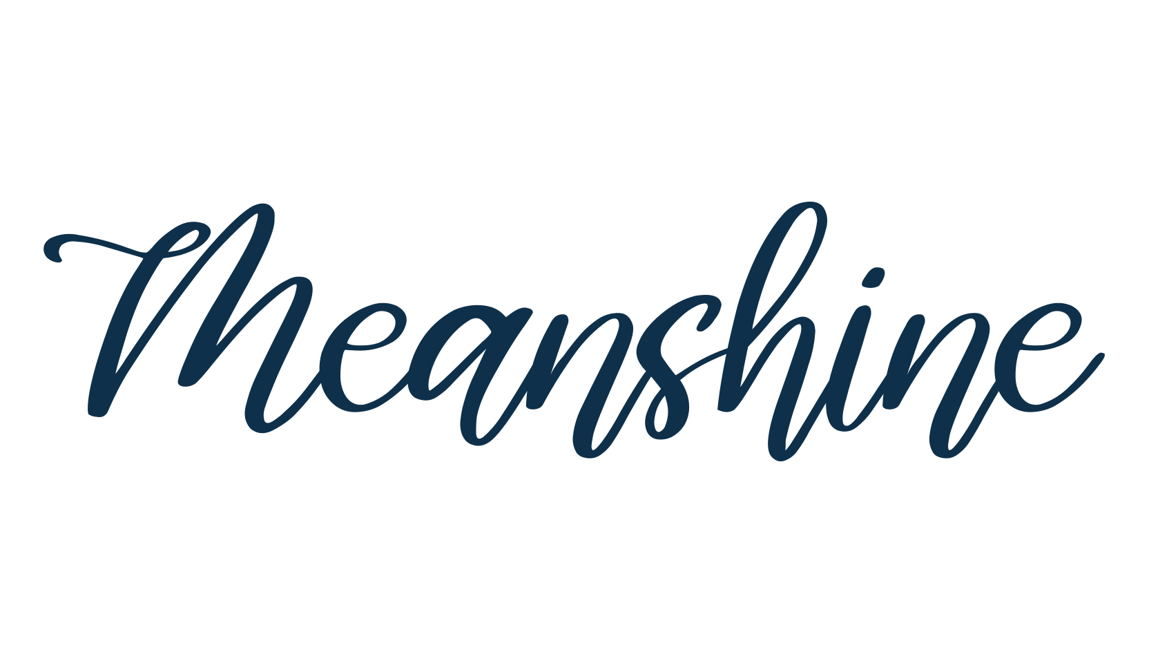 Meanshine, script calligraphy fancy decorative font preview