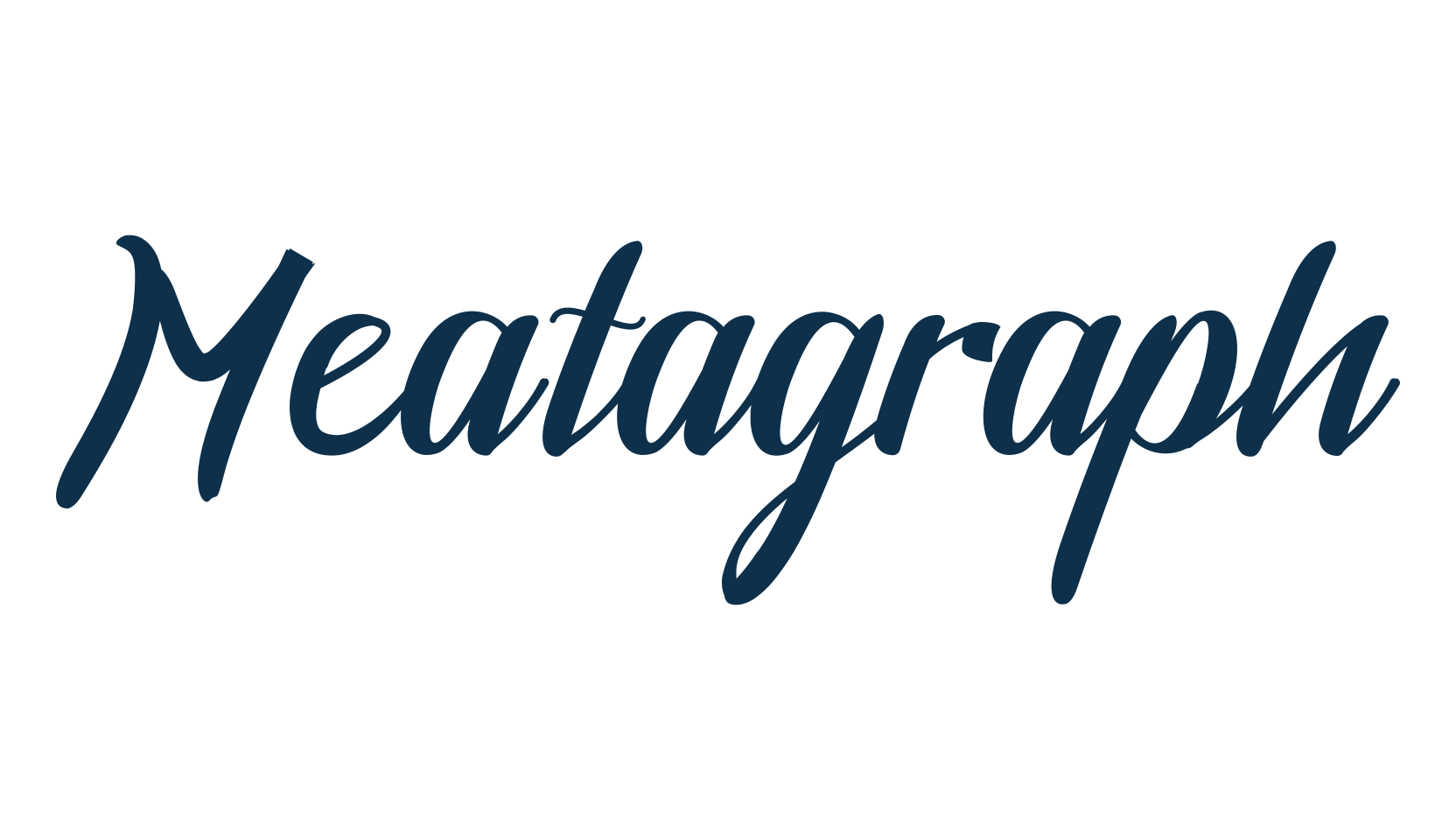 Meatagraph, calligraphy font preview