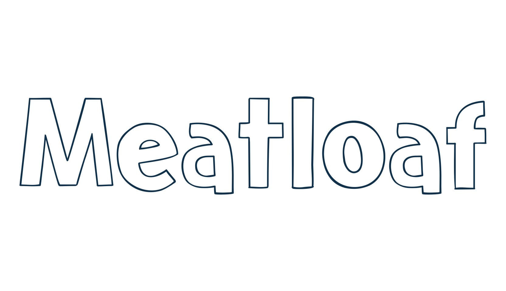 Meatloaf, cartoon font preview
