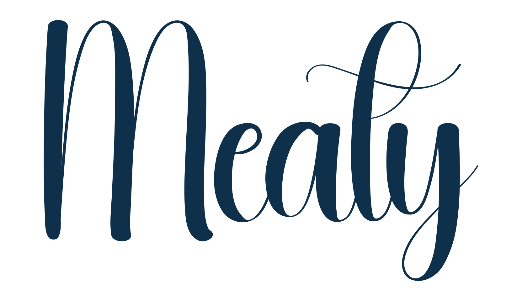 Meaty, fancy decorative font preview