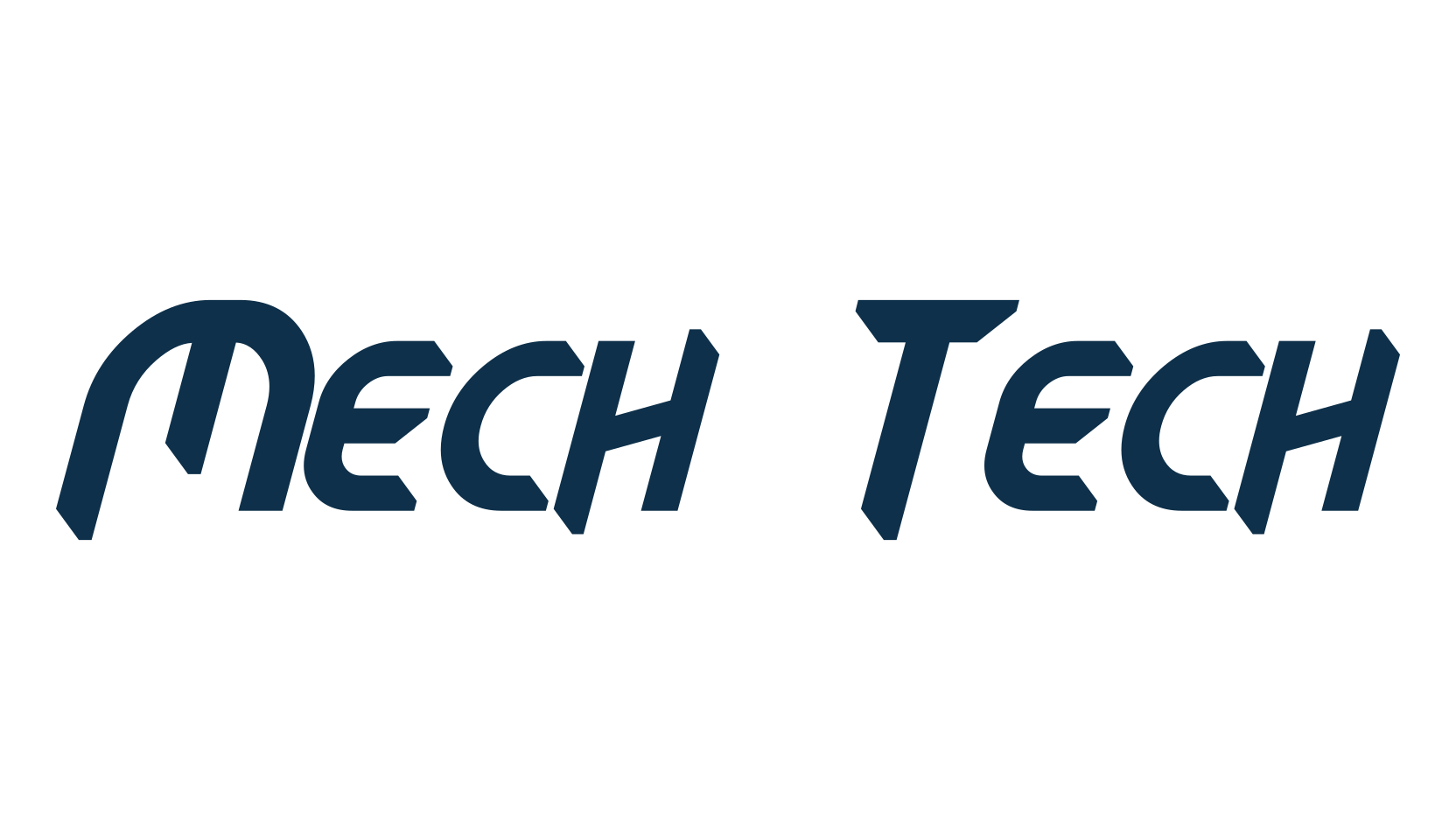 Mech Tech, sci-fi font preview