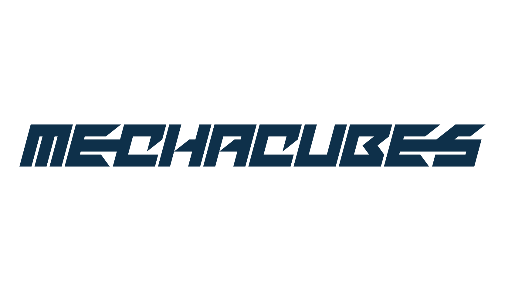 Mechacubes, fancy various techno sci-fi font preview