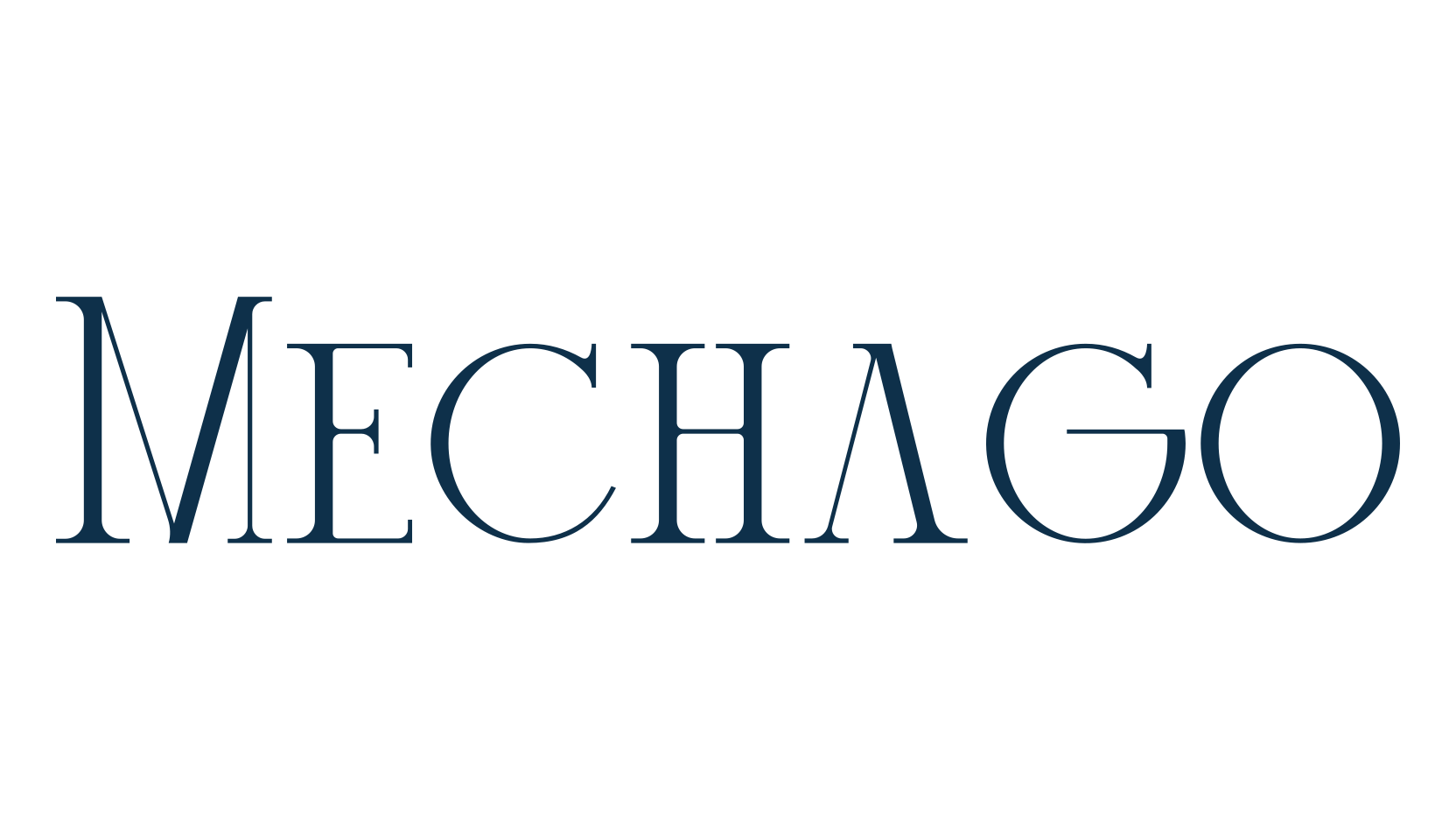 Mechago, serif font preview