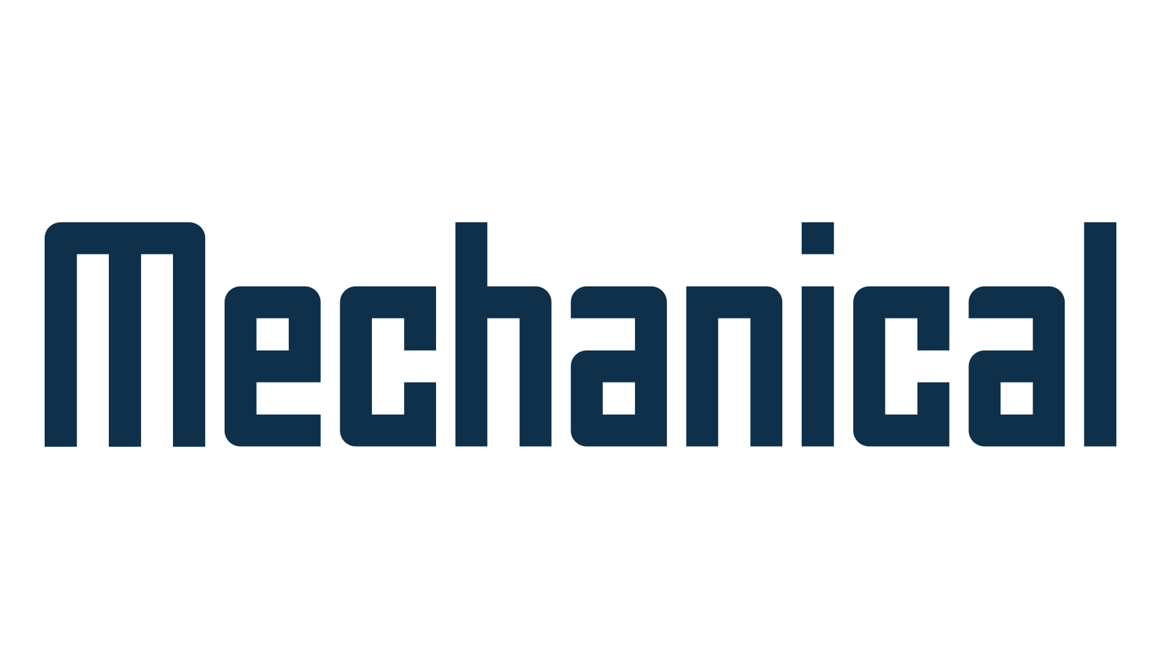 Mechanical (mechanical-2), sans serif font preview
