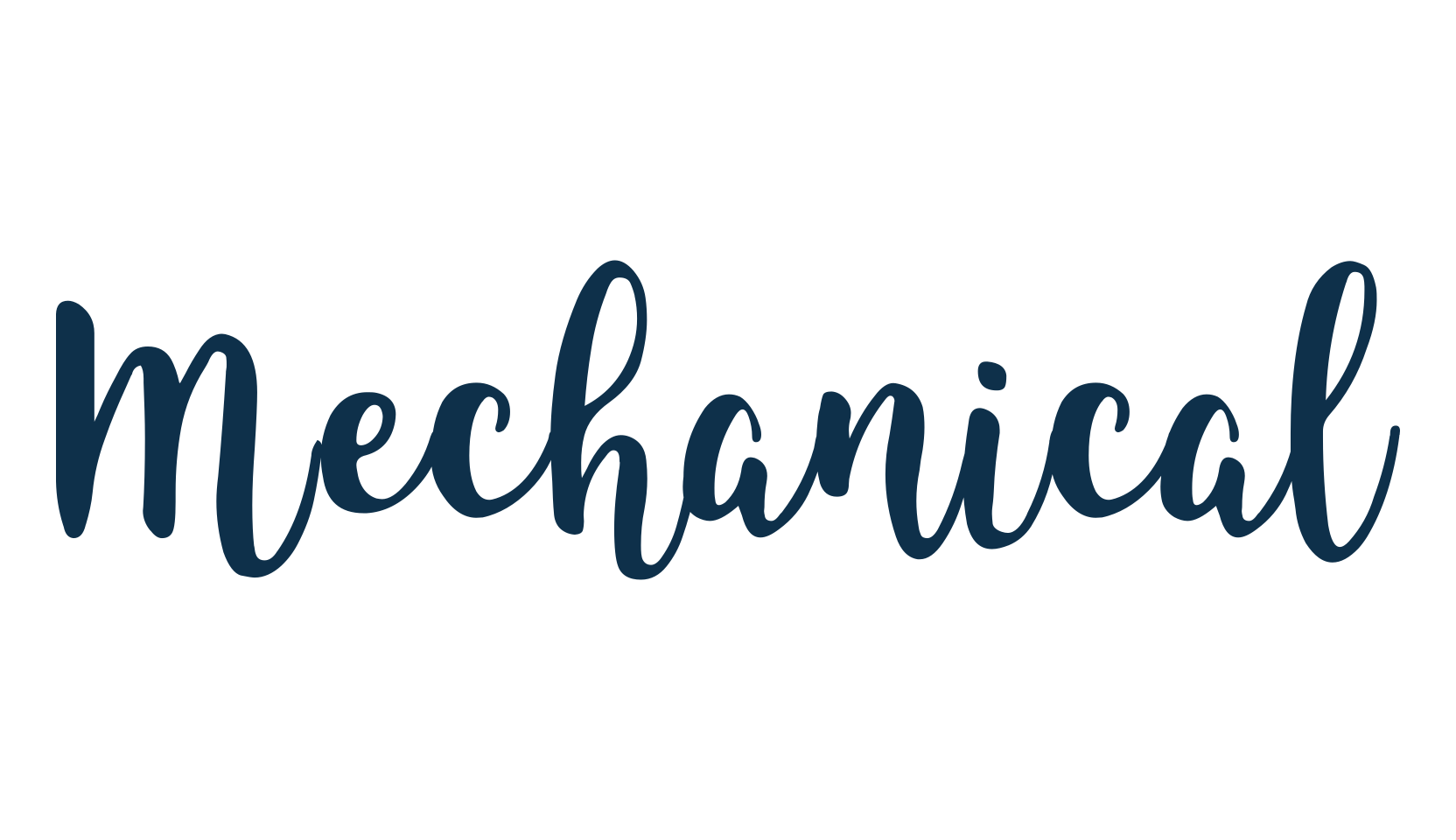 Mechanical (mechanical-3), fancy decorative font preview