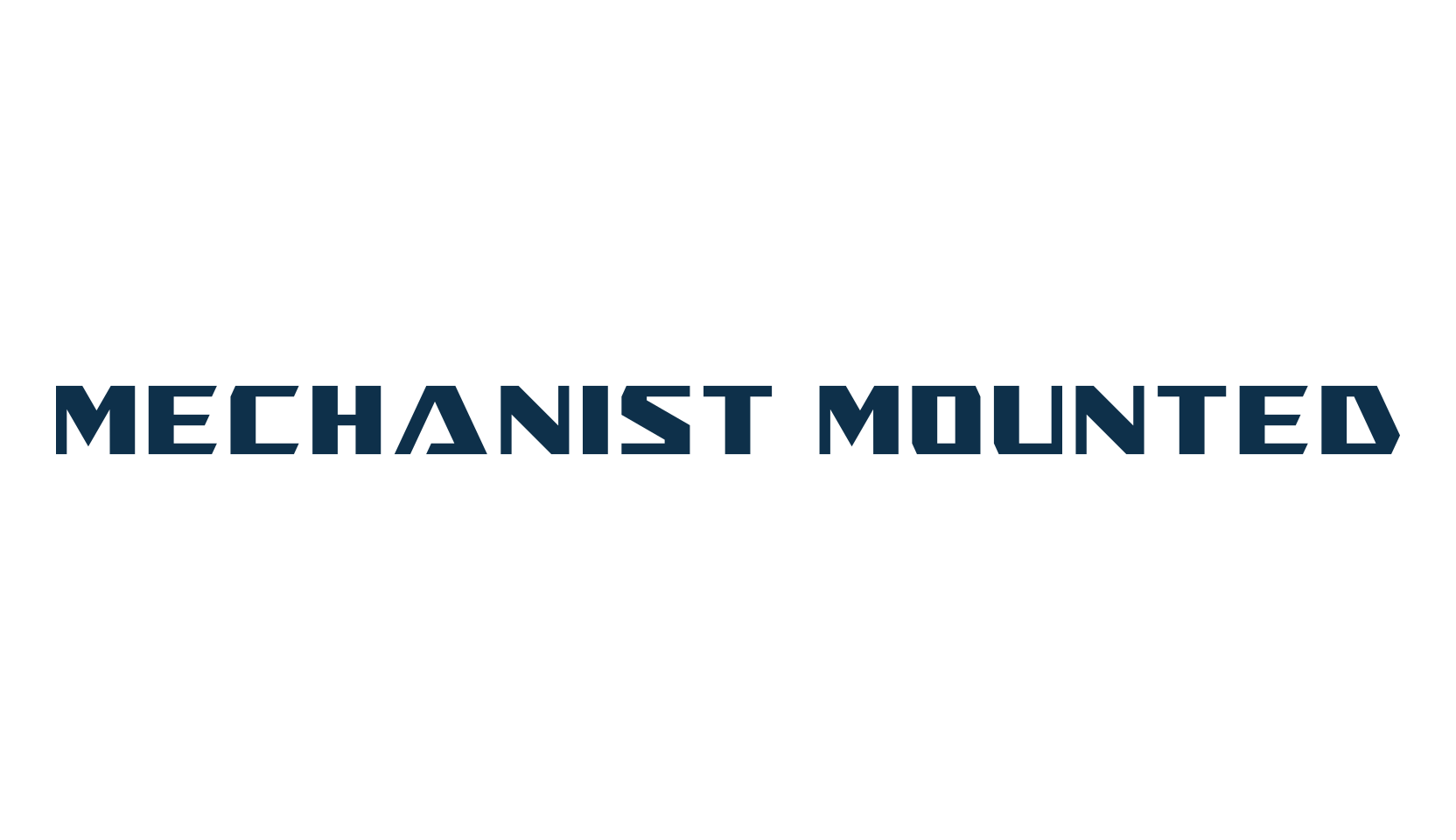 Mechanist Mounted, various font preview