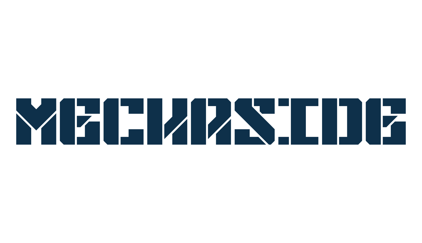Mechaside, stencil, army font preview