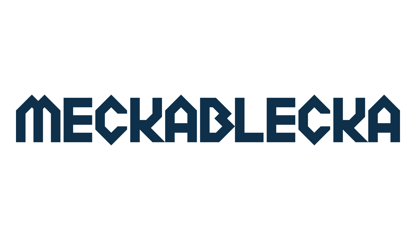 Meckablecka, various font preview