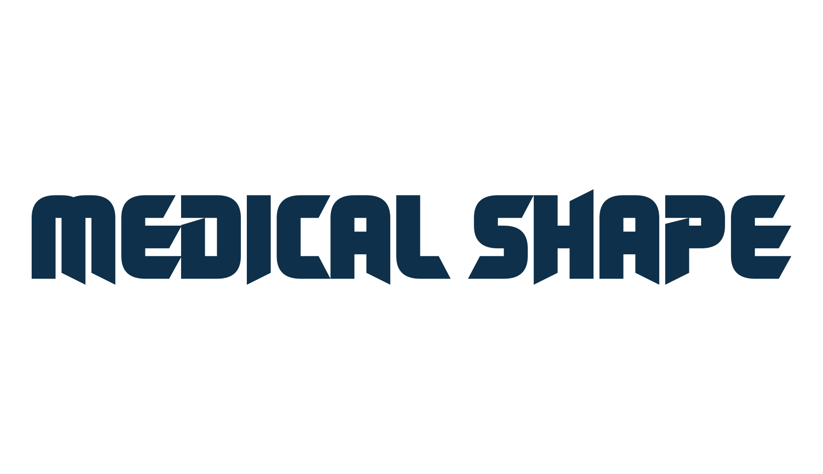 Medical Shape, various font preview