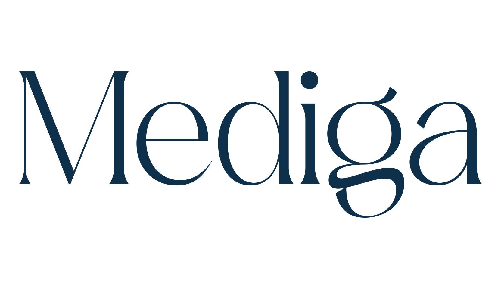 Mediga, serif font preview