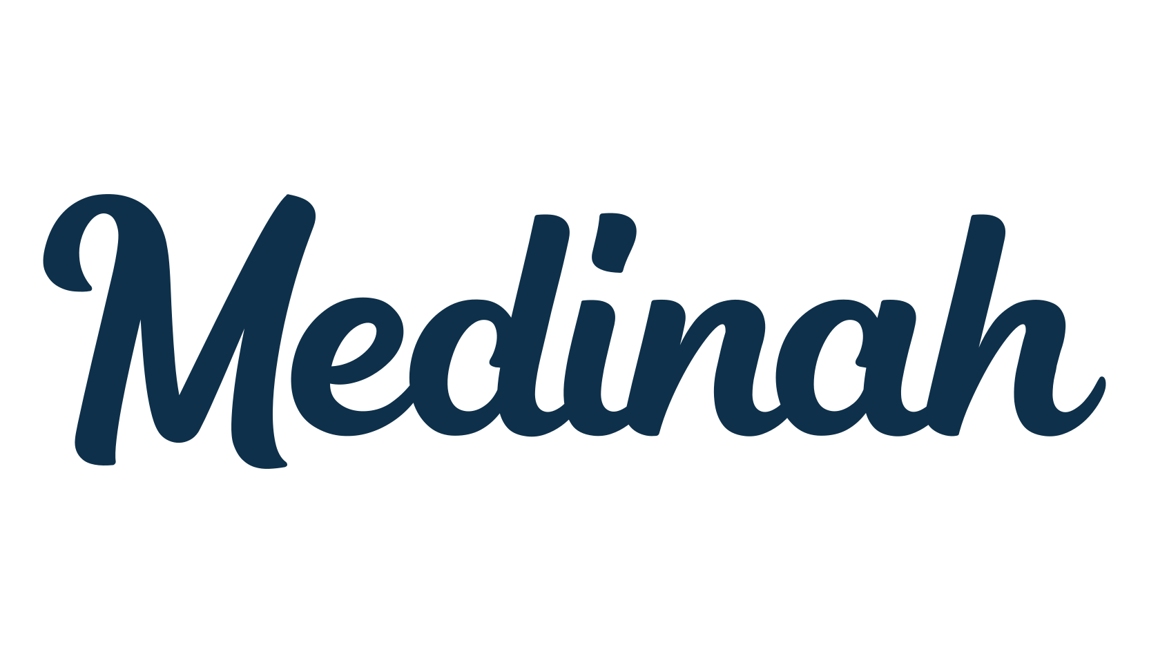 Medinah, fancy various decorative script calligraphy font preview